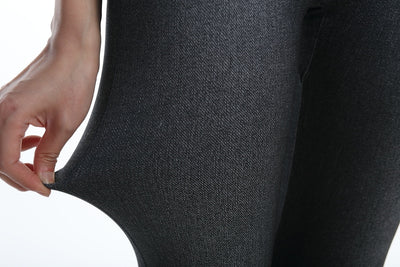 Leggings Cintura Alta con Estampado Denim Digital - Image 13