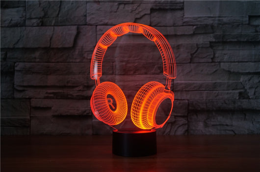 Lámpara de Mesa Decorativa con Diseño de Auriculares Estéreo - Image 10