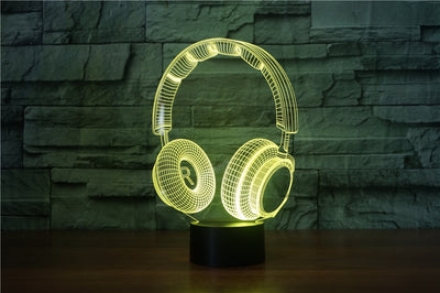 Lámpara de Mesa Decorativa con Diseño de Auriculares Estéreo - Image 13