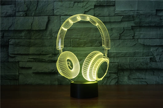 Lámpara de Mesa Decorativa con Diseño de Auriculares Estéreo - Image 13