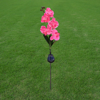 Luz Solar LED Flor Orquídea con 5 Cabezales - Image 13