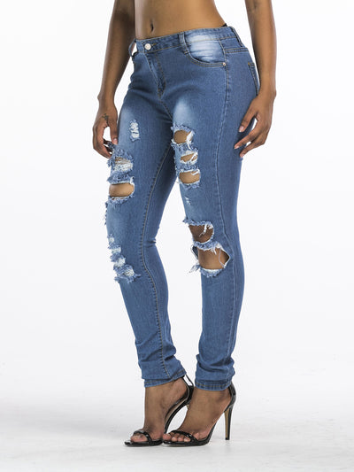 Pantalones Vaqueros Rotos para Mujer - Estilo y Comodidad - Image 11