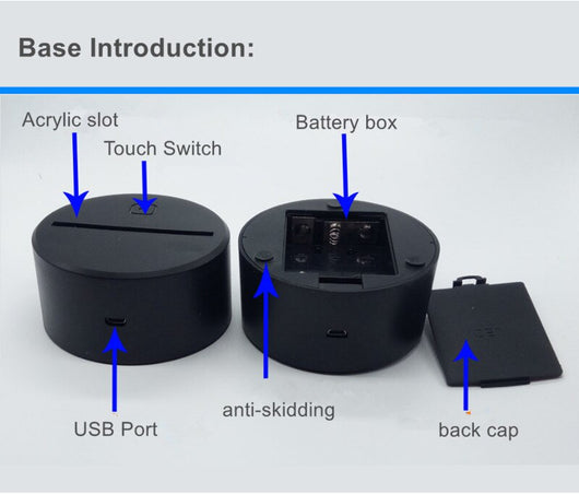 Lámpara 3D Estéreo Jugador de Hockey con Efecto Táctil - Image 13