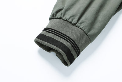 Chaqueta Casual de Algodón Teñida Sólida para Hombre - Image 22