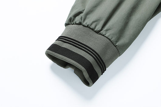Chaqueta Casual de Algodón Teñida Sólida para Hombre - Image 22