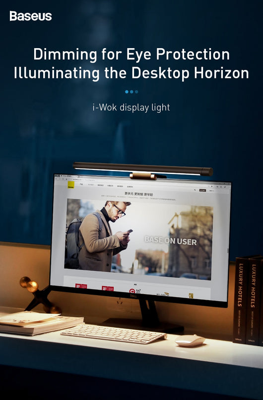 Lámpara LED para Monitor con Atenuación Táctil USB - Image 11