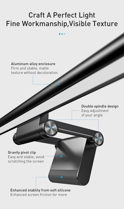 Lámpara LED para Monitor con Atenuación Táctil USB - Image 25