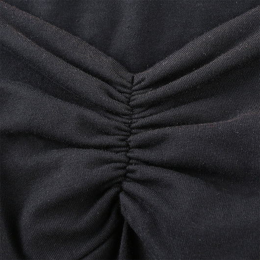 Vestido Elegante Cuello Cuadrado con Cintura Plisada Ajustado - Image 21