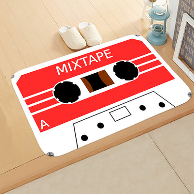 Tapete Redondo Colorido Diseño Discos Vinilo Antideslizante para Dormitorio y Sala - Image 14