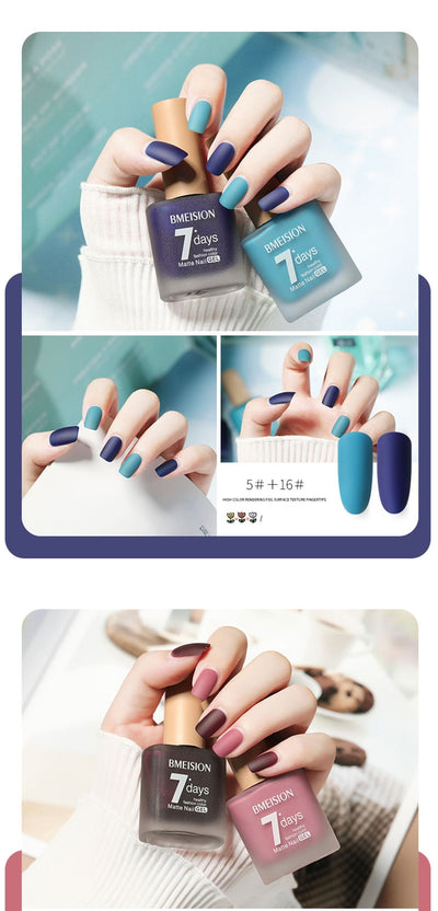 Esmalte de Uñas Mate Nude sin Horno de Secado Rápido - Image 43