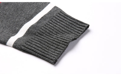 Suéter Holgado Cálido de Cuello Redondo Color Sólido para Hombre - Image 11