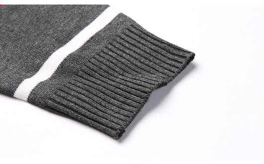 Suéter Holgado Cálido de Cuello Redondo Color Sólido para Hombre - Image 11