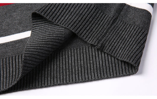 Suéter Holgado Cálido de Cuello Redondo Color Sólido para Hombre - Image 12