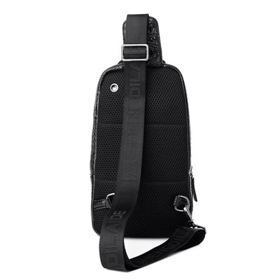 Bolsa Bandolera Hombre Patrón Cocodrilo - Estilo Moderno y Funcional - Image 11