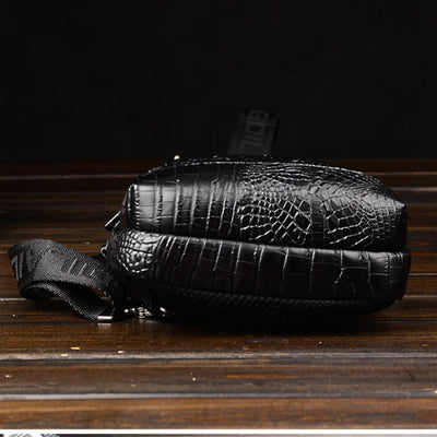 Bolsa Bandolera Hombre Patrón Cocodrilo - Estilo Moderno y Funcional - Image 13