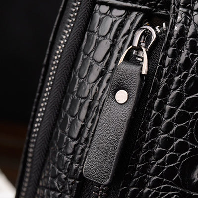 Bolsa Bandolera Hombre Patrón Cocodrilo - Estilo Moderno y Funcional - Image 22