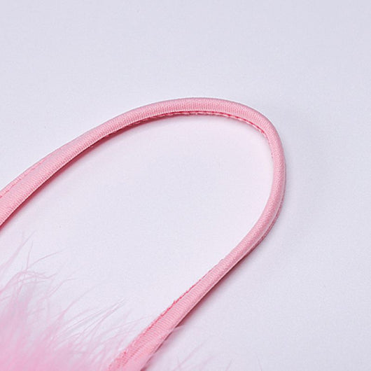 Camisola Sensual de Terciopelo Rosa para Mujer - Image 10