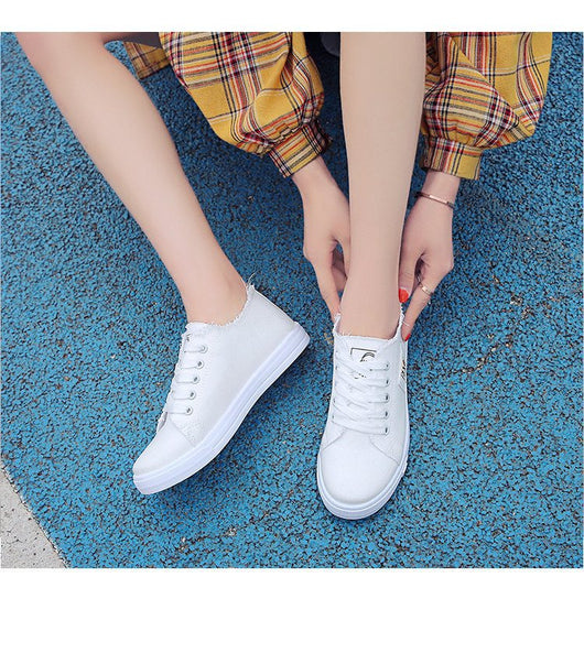 Zapatillas de Lona Blancas Estilo Harajuku para Estudiantes - Tendencia Coreana - Image 10
