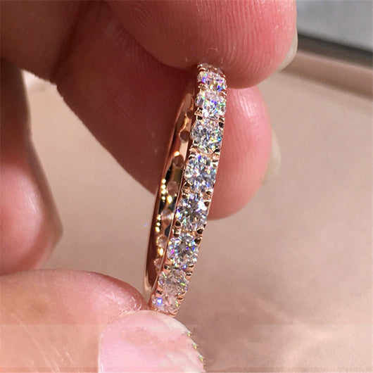 Anillo de Plata 925 con Diamante Simulado Flores de Girasol para Mujer - Image 9