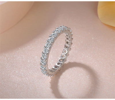 Anillo de Plata 925 con Diamante Simulado Flores de Girasol para Mujer - Image 13