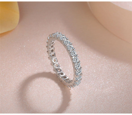 Anillo de Plata 925 con Diamante Simulado Flores de Girasol para Mujer - Image 14