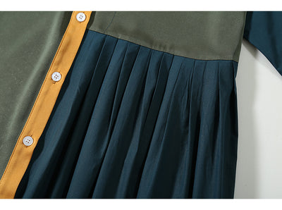 Vestido Casual Estilo Hong Kong con Combinación de Colores - Image 10