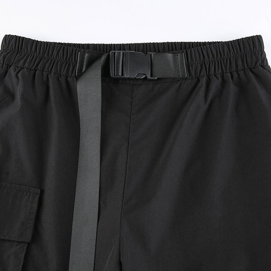 Pantalones Cargo Punk de Cintura Alta con Cremalleras Huecas - Image 11