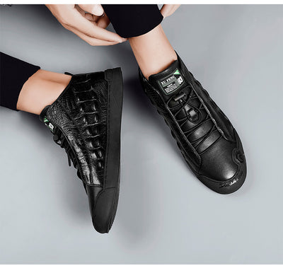 Botas Martin de Cuero para Hombre con Forro de Terciopelo Cálido - Image 9