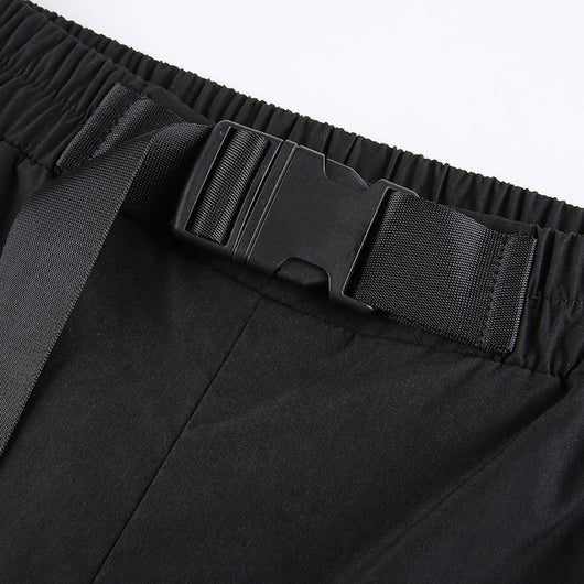 Pantalones Cargo Punk de Cintura Alta con Cremalleras Huecas - Image 15