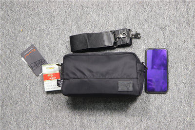 Bolsa Mensajero Casual de Lona Oxford y Nylon - Mochila Cuadrada Japonesa Compacta - Image 17