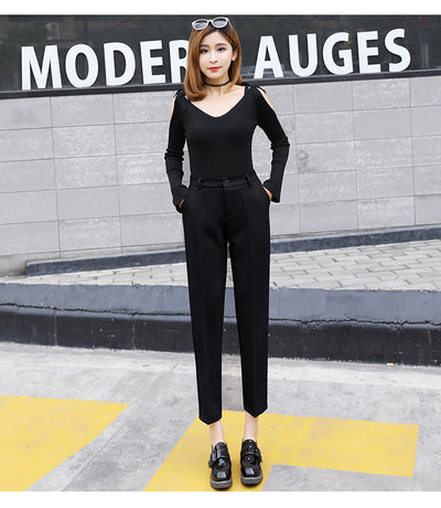 Pantalón de Talle Alto Recto con Bota Ajustada para Mujer - Image 14