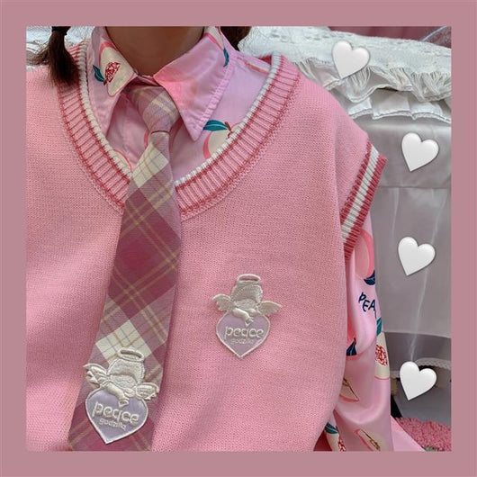 Conjunto Dos Piezas Chaleco y Blusa Tejida de Manga Larga para Amigas - Image 33