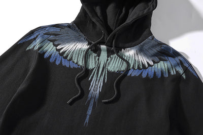 Sudadera con Capucha Mark Bronn Wings Print Unisex - Image 8
