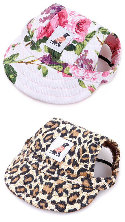 Orange pet baseball cap with ear holes and a curved brim, featuring a small patch with a dog graphic. - Image 15