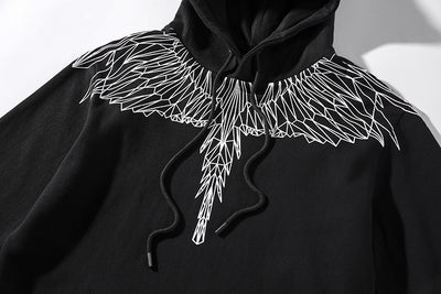 Sudadera con Capucha Mark Bronn Wings Print Unisex - Image 13