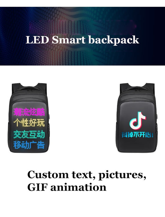Mochila Ejecutiva Multimedia con LED - Tela Oxford Resistente - Image 7