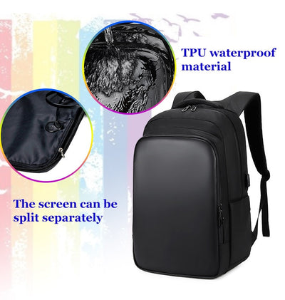 Mochila Ejecutiva Multimedia con LED - Tela Oxford Resistente - Image 12