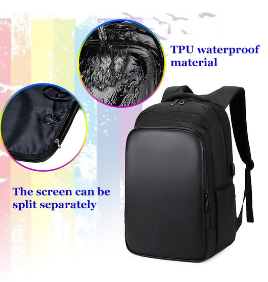 Mochila Ejecutiva Multimedia con LED - Tela Oxford Resistente - Image 12