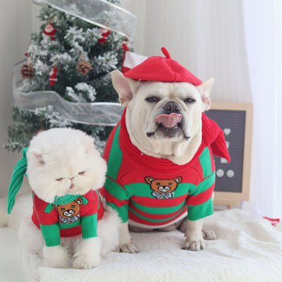 Suéter Navideño Tejido de Algodón para Perros - Image 17