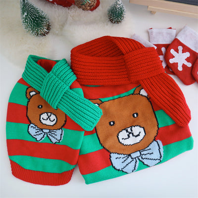 Suéter Navideño Tejido de Algodón para Perros - Image 19
