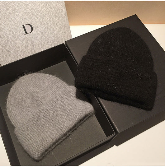 Gorro Tejido de Conejo y Lana para Mujer - Calidez y Estilo - Image 15