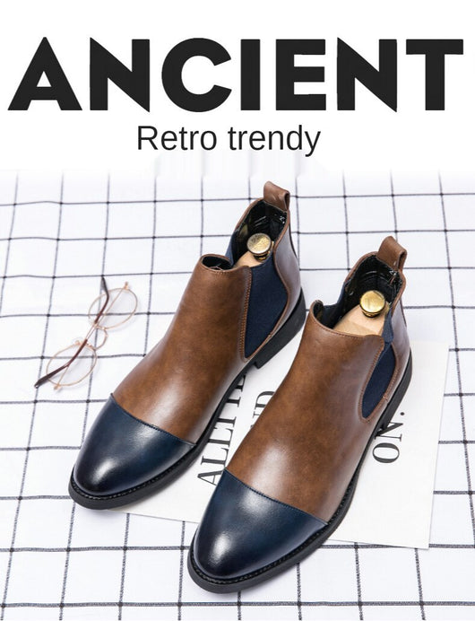 Botas Martin de Punta Afilada Estilo Británico para Hombre - Image 6