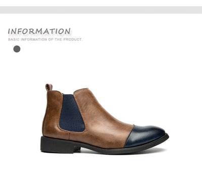Botas Martin de Punta Afilada Estilo Británico para Hombre - Image 7