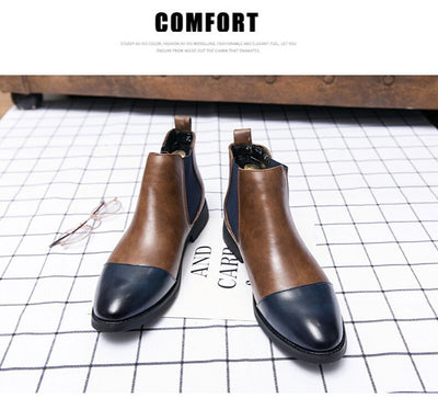 Botas Martin de Punta Afilada Estilo Británico para Hombre - Image 8