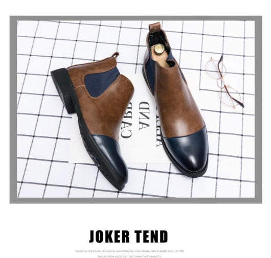 Botas Martin de Punta Afilada Estilo Británico para Hombre - Image 9