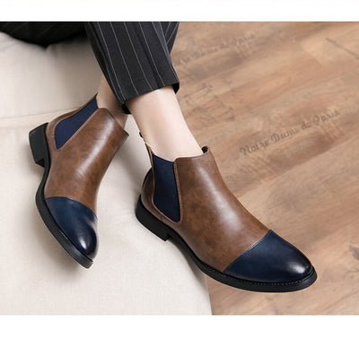 Botas Martin de Punta Afilada Estilo Británico para Hombre - Image 14
