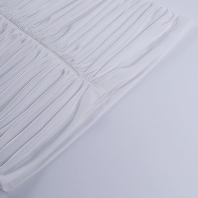 Chaleco Slim Ajustado de Escote U con Pliegues y Cierre - Image 17