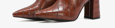 Botas Martin Gruesas de Tacón Alto Talla Grande para Mujer - Image 20