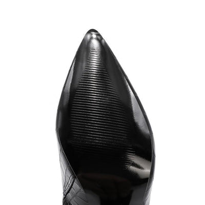 Botas Martin Gruesas de Tacón Alto Talla Grande para Mujer - Image 27