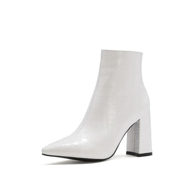 Botas Martin Gruesas de Tacón Alto Talla Grande para Mujer - Image 29